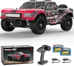 42 km/h (or 60 km/h with 3S Battery), 4WD Electric Powered monument ponderous holiday drop prize lie Remote Control Truck for Adults and Boys HAIBOXING 3100A 4X4 Off-Road Brushless RC Short-Course Truck, 1:14 Scale Fast RC Car, Max Speed of 