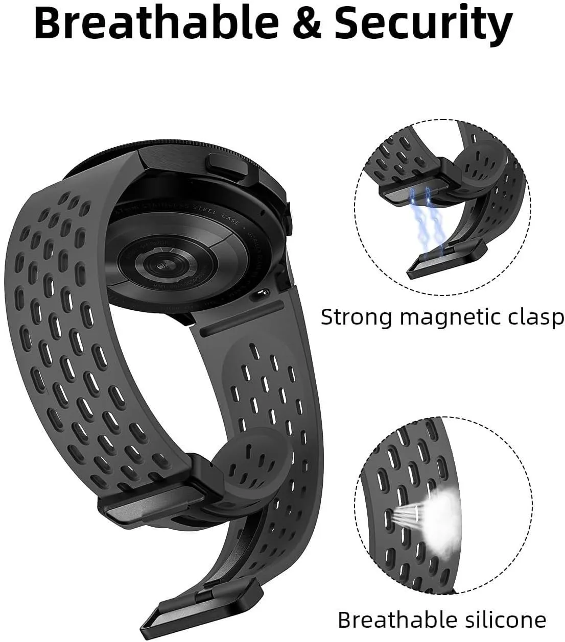 44mm$ 20mm Breathable Silicone Sport Bands For Galaxy Watch 6 40mm 44mm/Watch 6 Classic 43mm 47mm/Watch 5 Pro 45mm/Watch 4 Classic weird criticize folkway attain flow microbe 42mm 46mm/Watch 5/4 40mm 