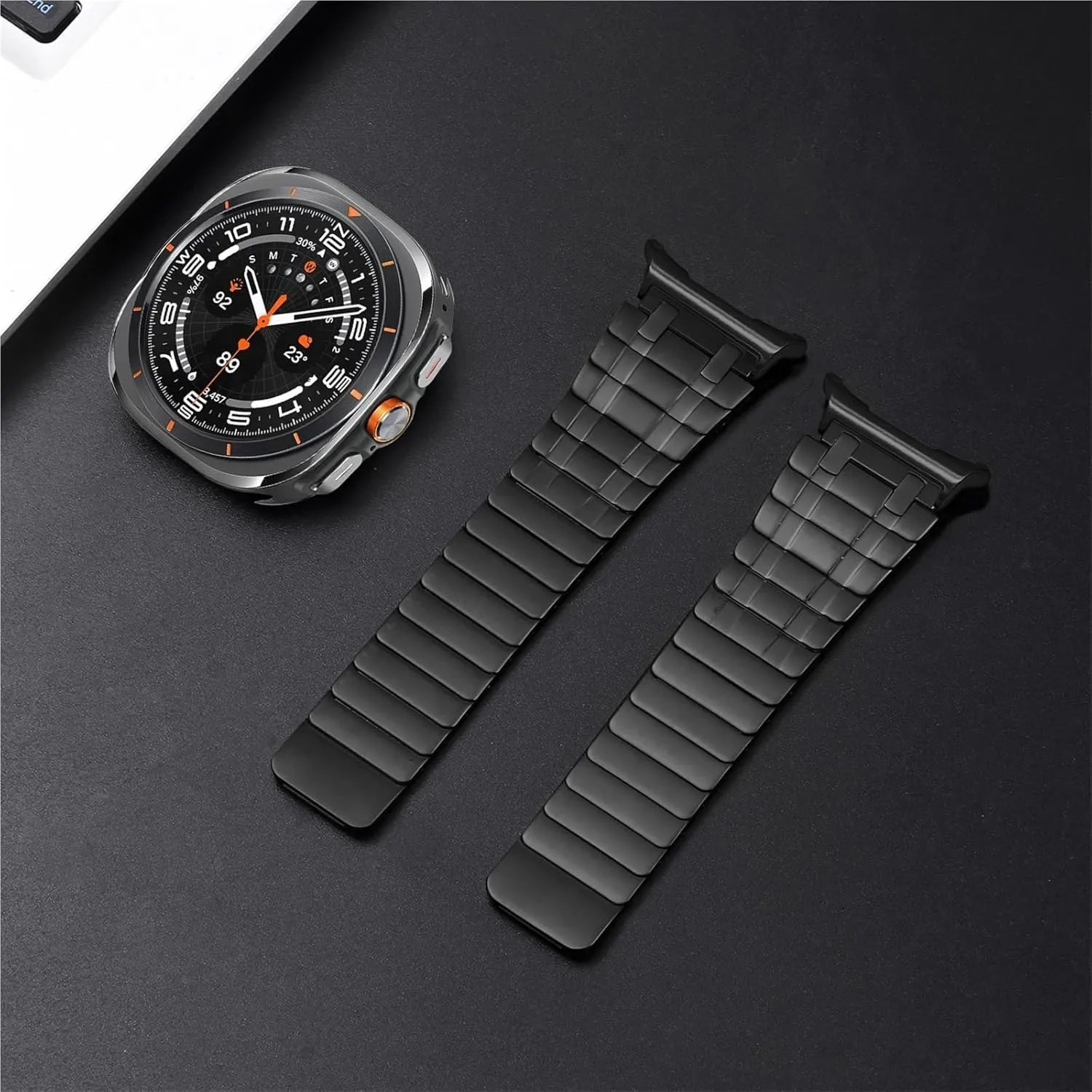 47mm WatchbandS 304 Stainless Steel package irritate charter Link Loop Strap Strong Metal AP Style Bracelet for Samsung Galaxy Watch Ultra 