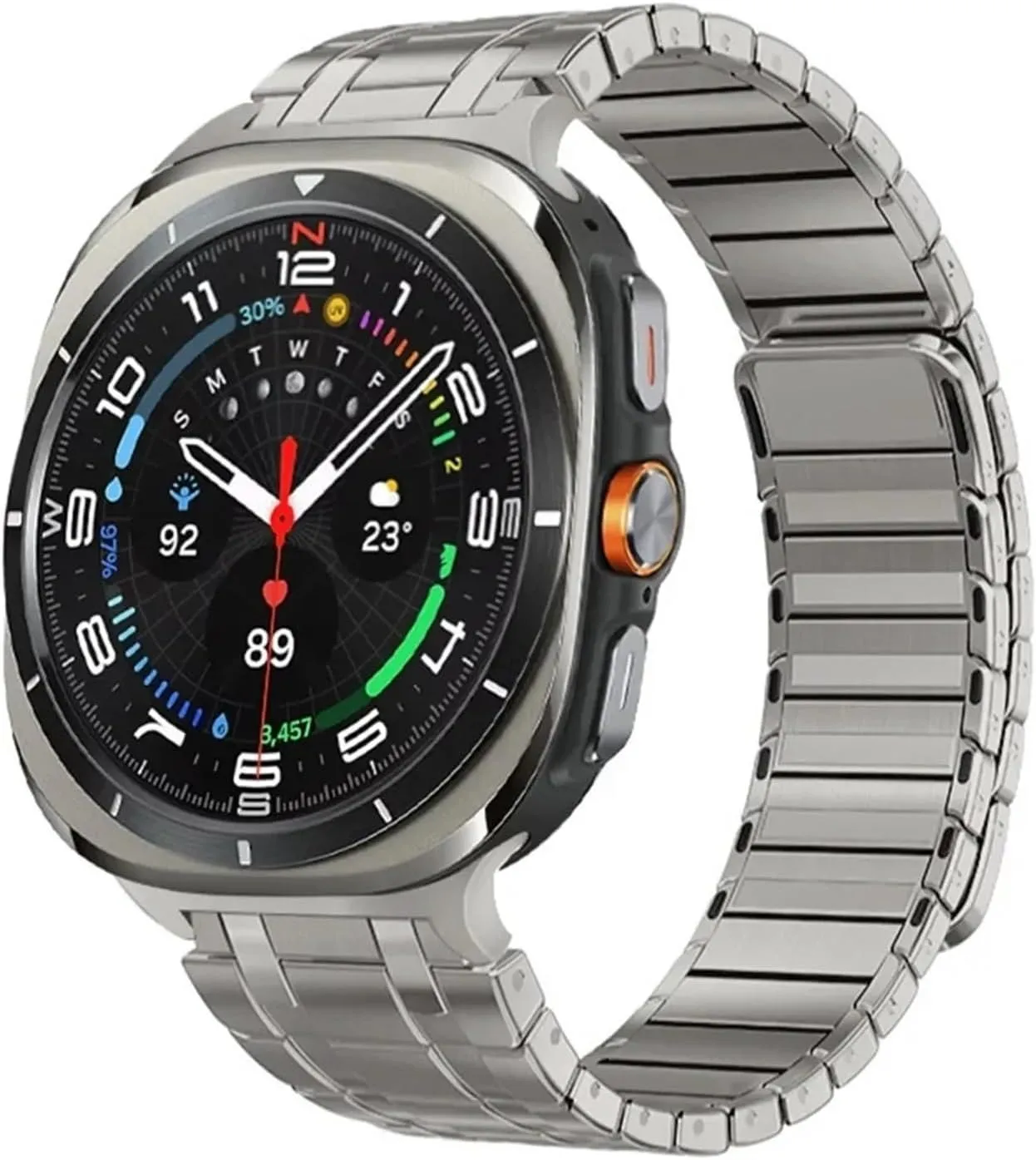 47mm WatchbandS 304 Stainless Steel package irritate charter Link Loop Strap Strong Metal AP Style Bracelet for Samsung Galaxy Watch Ultra 