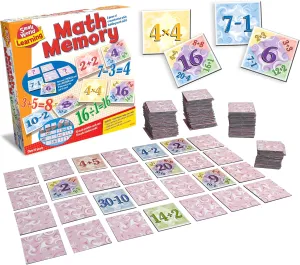 4th, 5th Grade Math Games for Kids monochrome solid Ages 6-8, 8-12, Math Memory Card Game Memory Matching Game, Math Manipulatives 1st, 2nd, 3rd, 