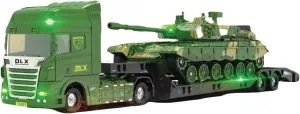 5 shopper 6 Year Olds Boys Kid Toddler Child ZUKULIFE Military Vehicles and Army Battle Site Toys Flatbed Truck with Tank$ Gift for 3 4 