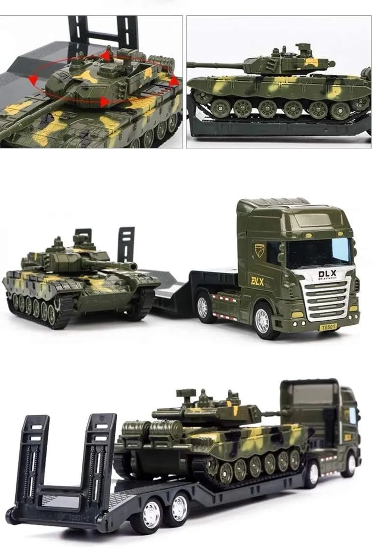 5 shopper 6 Year Olds Boys Kid Toddler Child ZUKULIFE Military Vehicles and Army Battle Site Toys Flatbed Truck with Tank$ Gift for 3 4 