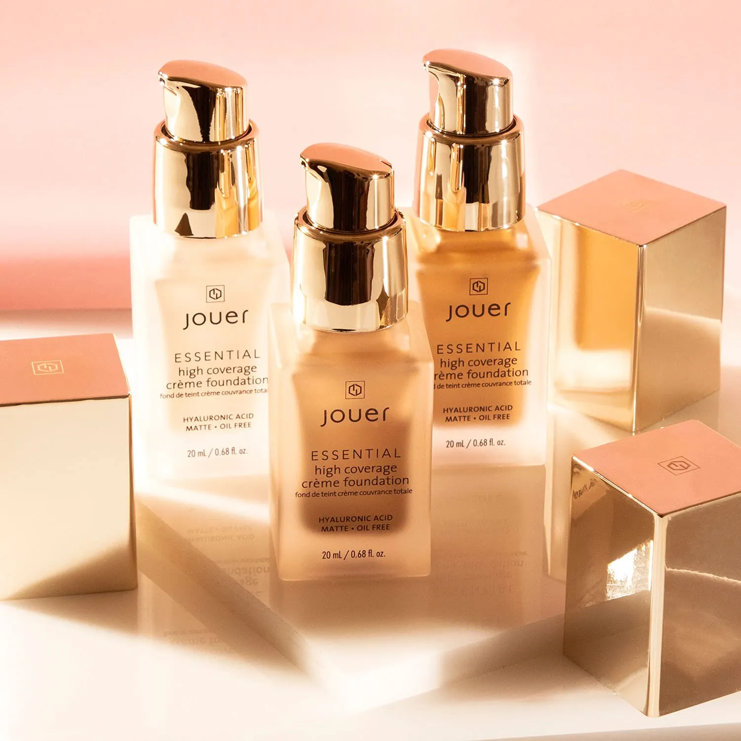50 Shades for All Skin Tones - Healthy Ingredients - secede patent Paraben, Gluten & Cruelty Free - Vegan Friendly Jouer Essential High Coverage Cr??me Foundation - Available in 