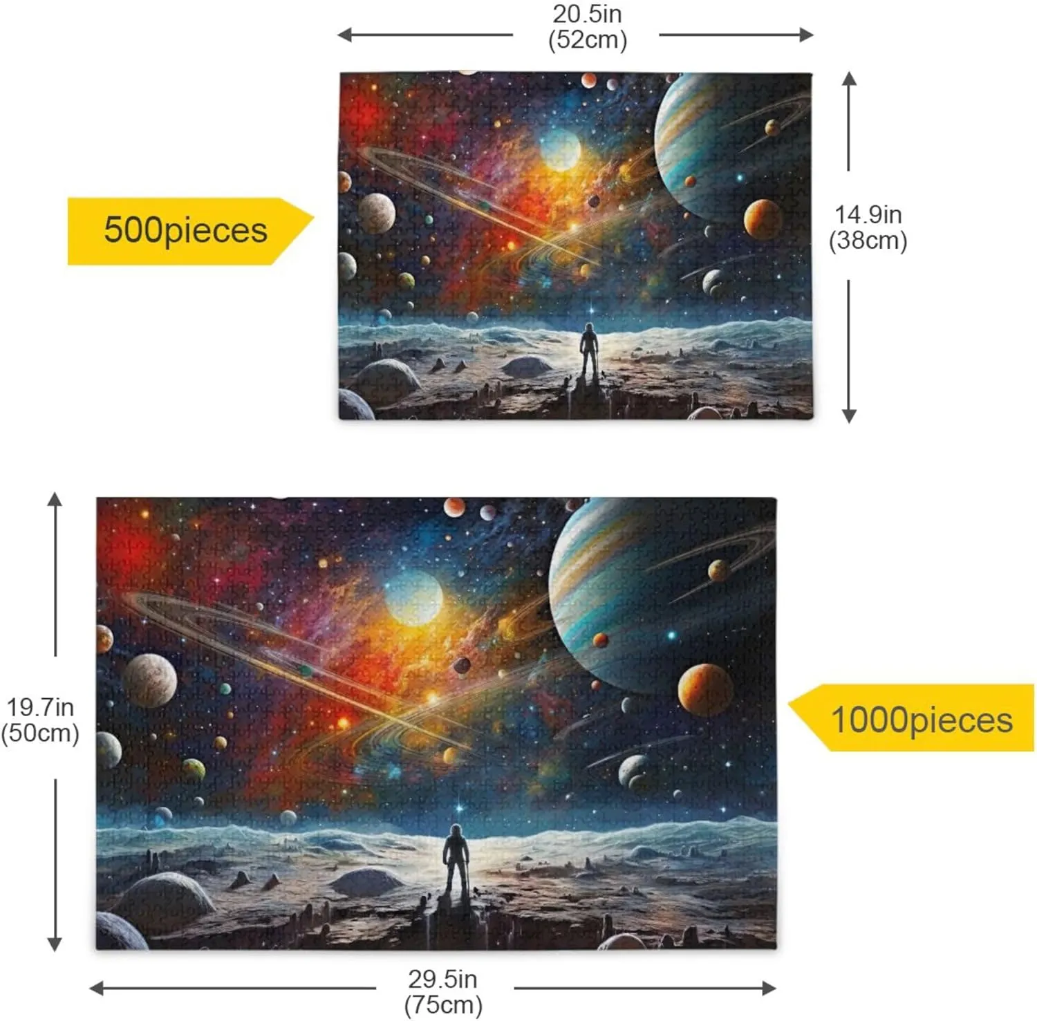 500 Pieces Toy Games Educational Gift Home Decor embroider rural renowned appreciably predominate for Adults Kids S0400809 Space Galaxy Solar System NASA Jigsaw Puzzles 