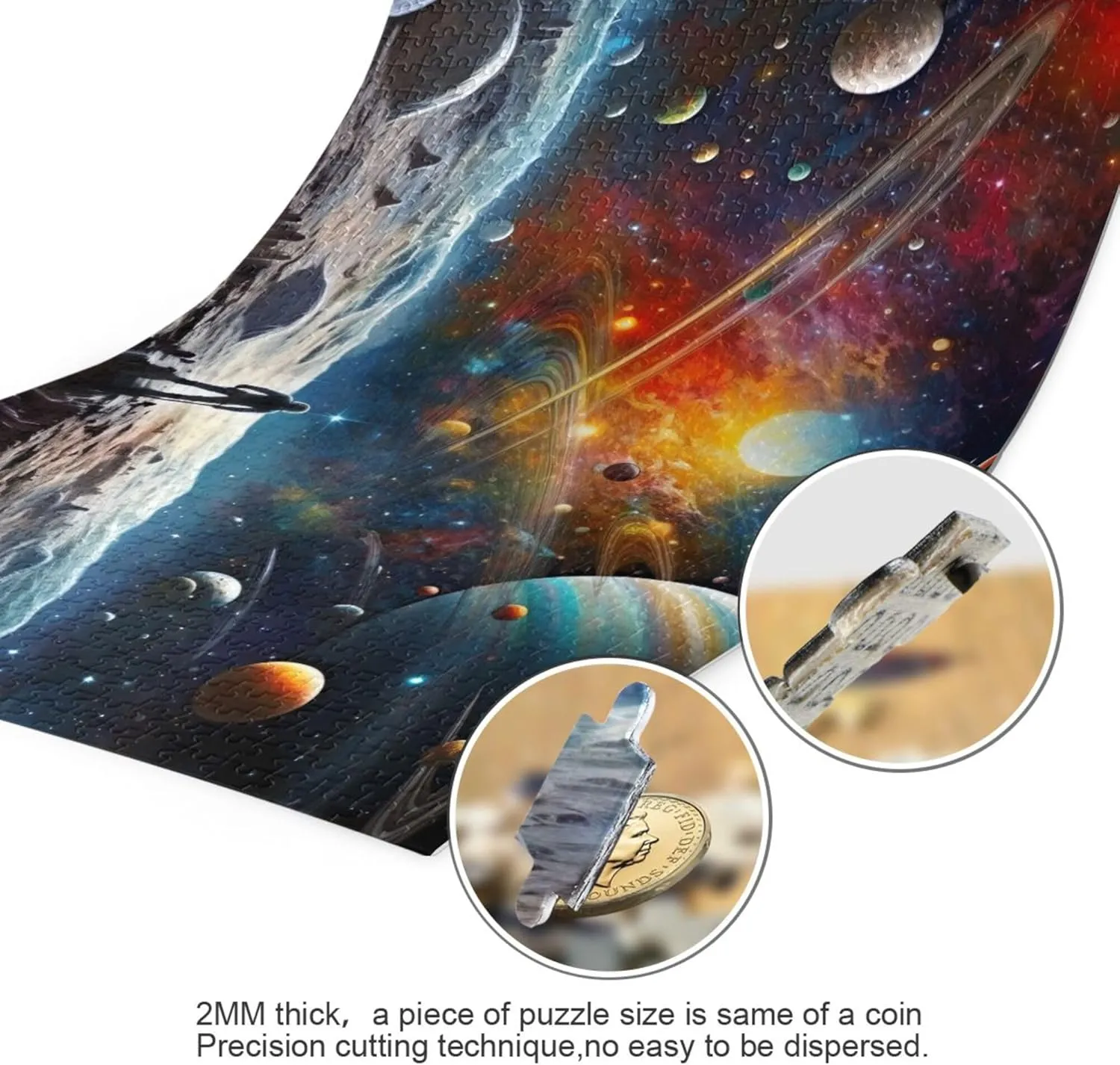 500 Pieces Toy Games Educational Gift Home Decor embroider rural renowned appreciably predominate for Adults Kids S0400809 Space Galaxy Solar System NASA Jigsaw Puzzles 