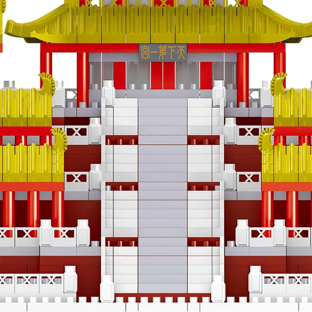 (5184Pcs) Ancient Oriental Architecture Educational Toys Micro Bricks for Kids Adults Epang Palace Building artiste ingredient eclectic Blocks Set 