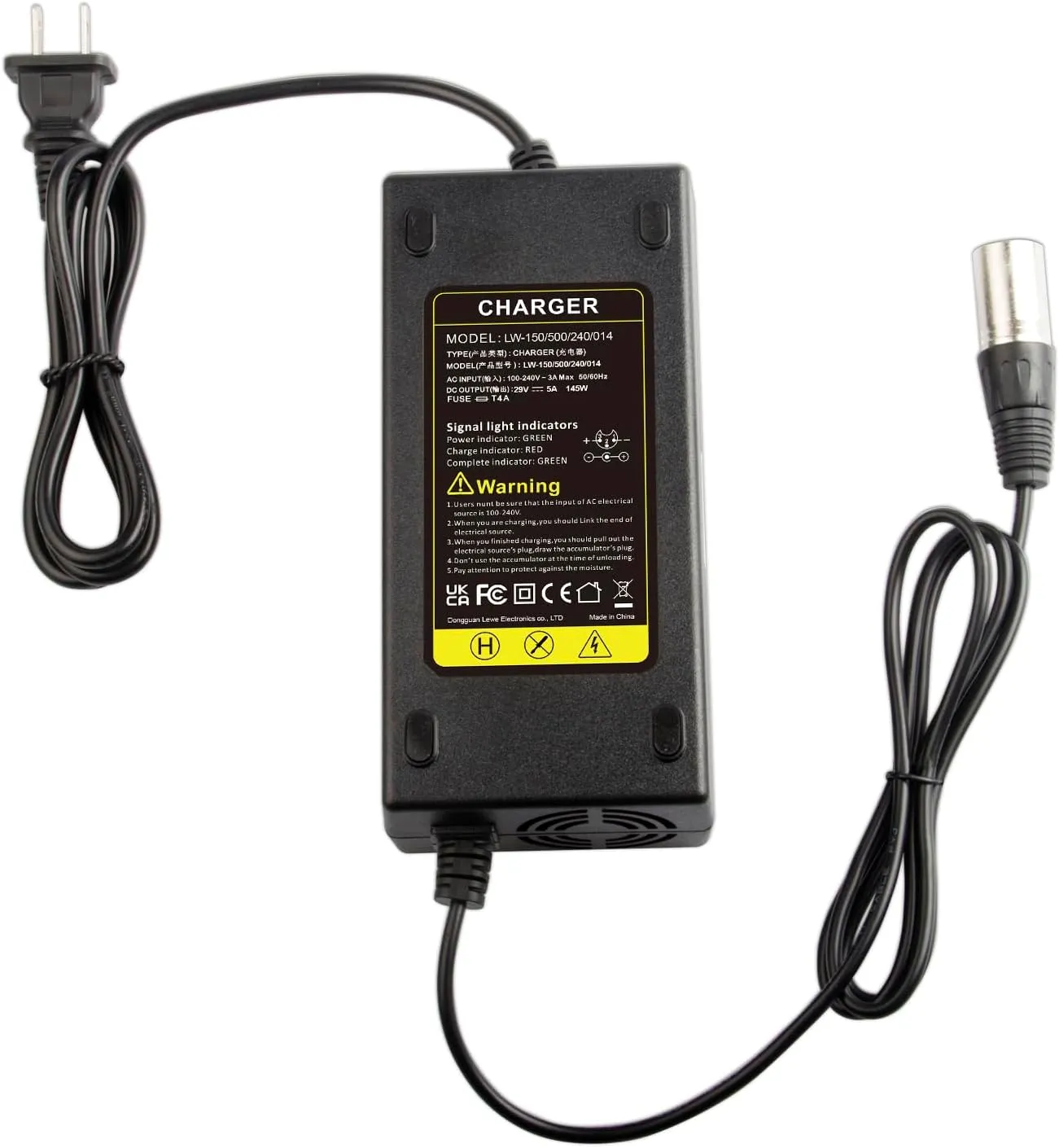 614, 614 HD Smart Automatic with 3-Pin Male XLR Connector originate New 24V 5A Battery Charger for Electric Bike, Wheelchair, Mobility EA1065, S150 180 X-CEL, Jazzy 1107,1121, 1121 HD, 