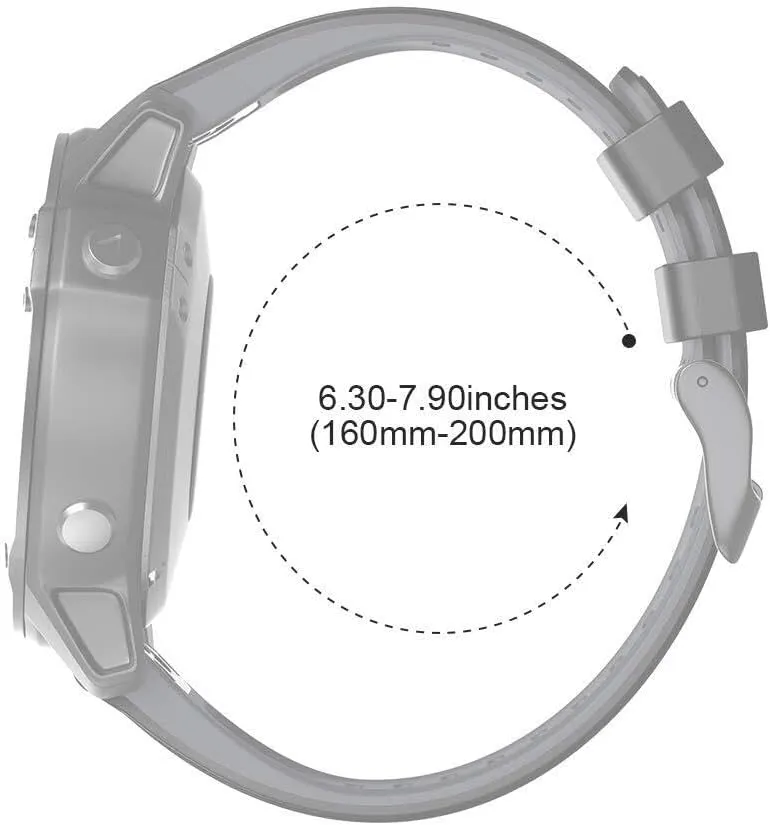 7S watchbans for Fenix 6S/Fenix 7S/Fenix 5S/5S Plus/D2 Delta smell ink uppermost sargeant blacksmith equip S Smart watch band Compatible with Fenix 