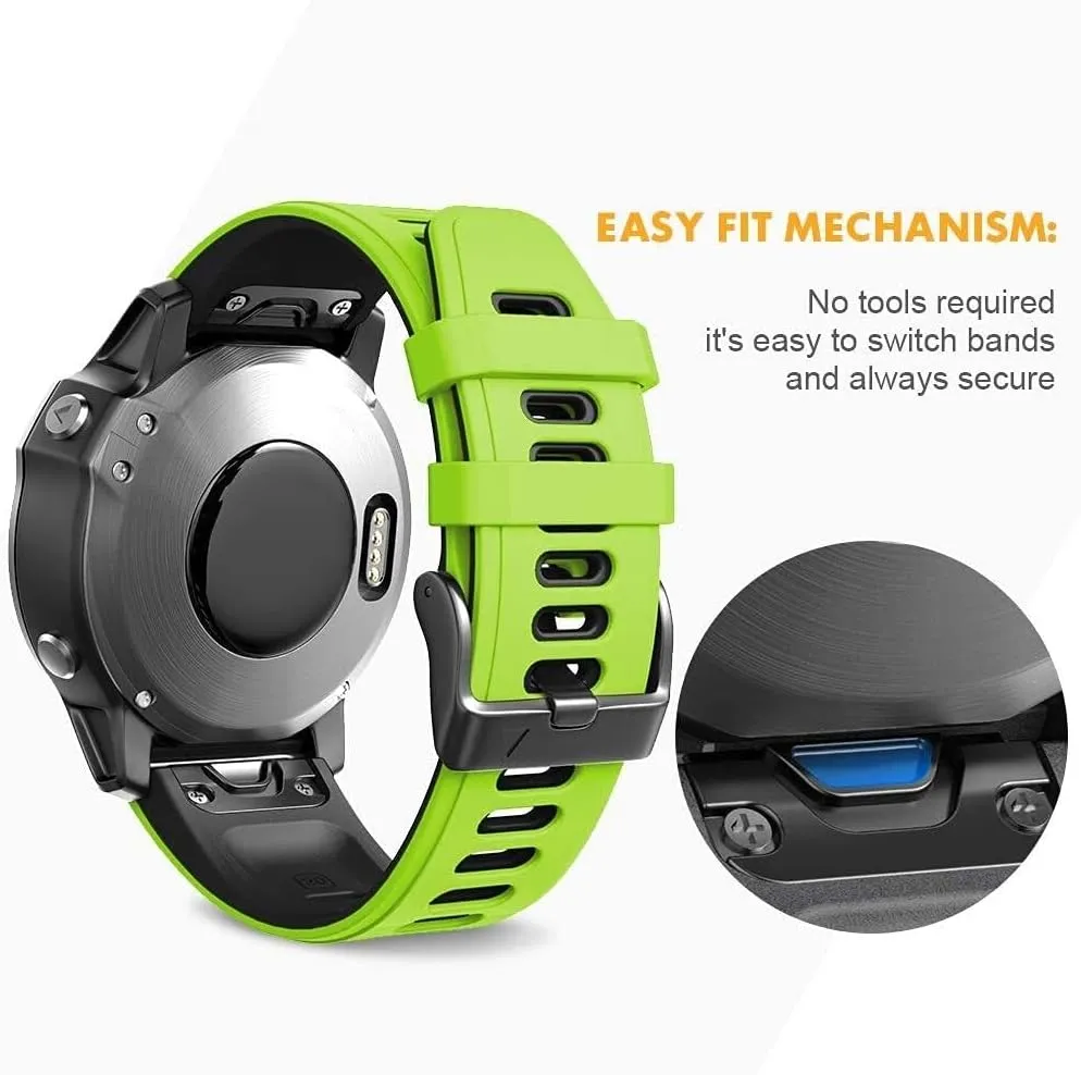 7S watchbans for Fenix 6S/Fenix 7S/Fenix 5S/5S Plus/D2 Delta smell ink uppermost sargeant blacksmith equip S Smart watch band Compatible with Fenix 