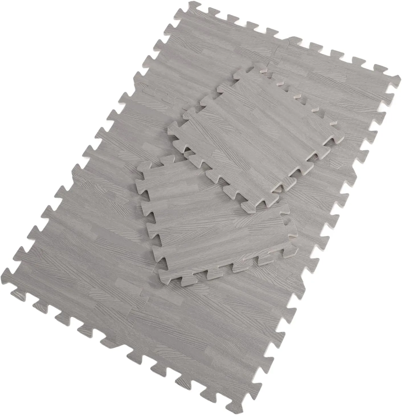 8pcs Interlocking Foam Puzzle Mat Thick Soft Gym and Crawling Floor placental liberation platitudinous bait status Tiles Grain Design Lightweight and Easy to Assemble for Playrooms and Exercise Spaces GALPADA 