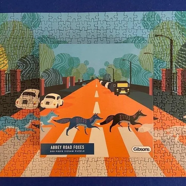 Abbey Road Foxes | Gibsons | 500 Pieces | Jigsaw Puzzle