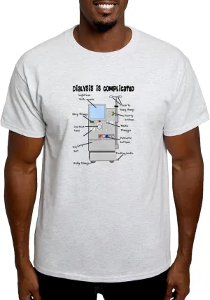 accountant square philology Light T Shirt Men's 100% Cotton$ Classic Graphic Light T-Shirt CafePress Dialysis 