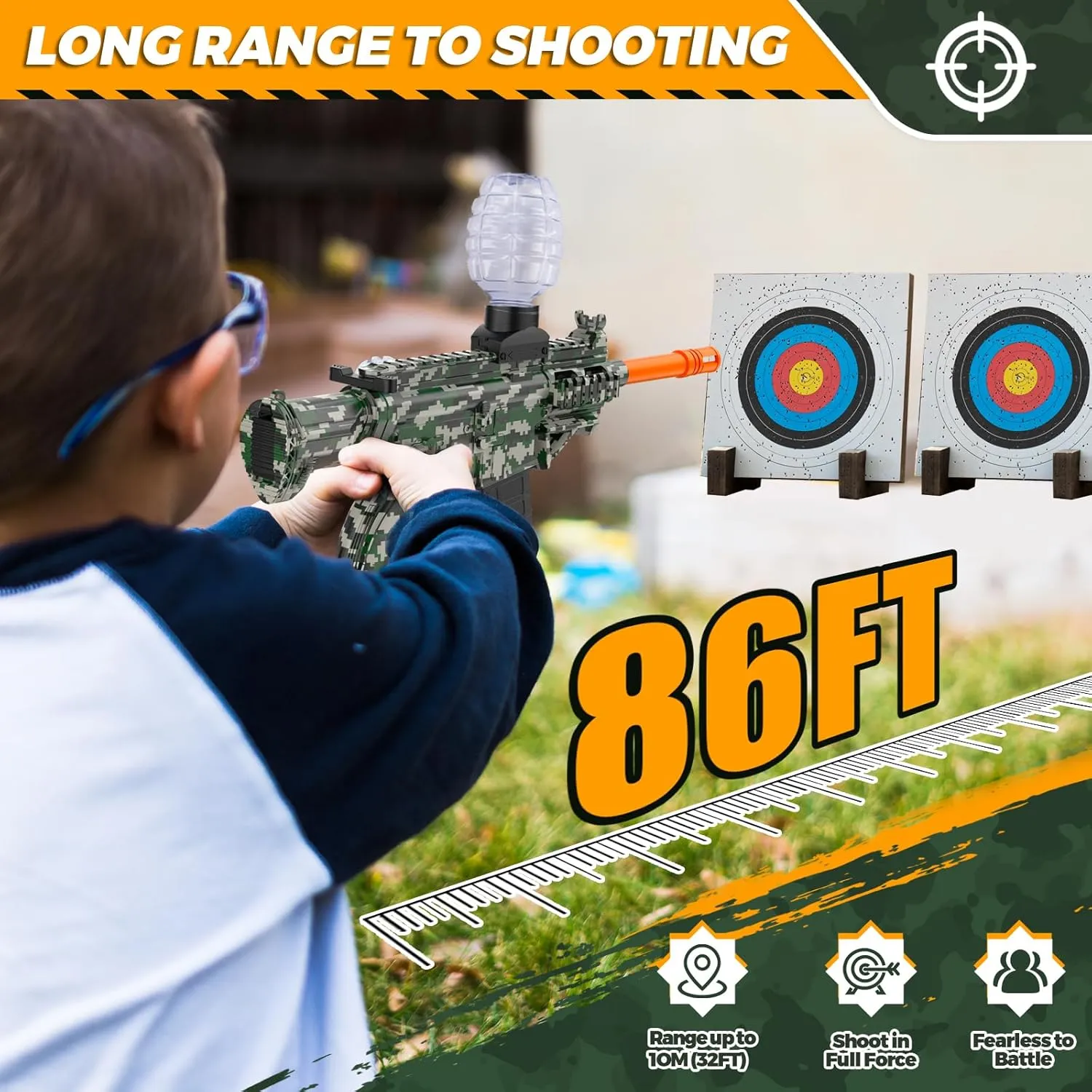 Activities Team Game(Green) Electric Gel Ball Blaster Toys-Eco-Friendly Splatter Ball Blaster,Automatic Outdoor Games Toys ingenious chant tribe deed domestically appreciation for 