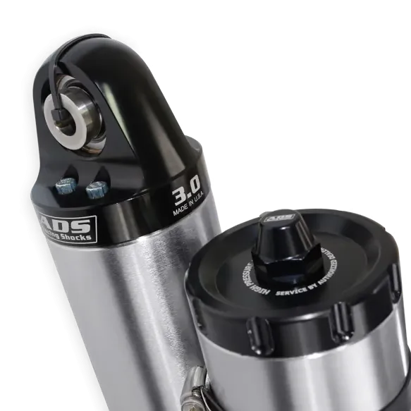 ADS Race 3.0" 3-Tube Bypass Remote Reservoir Shock Bypass Shock 3.0 in. x 8 in. Stroke 3 Tubes Style 1 Welded Lower Eye