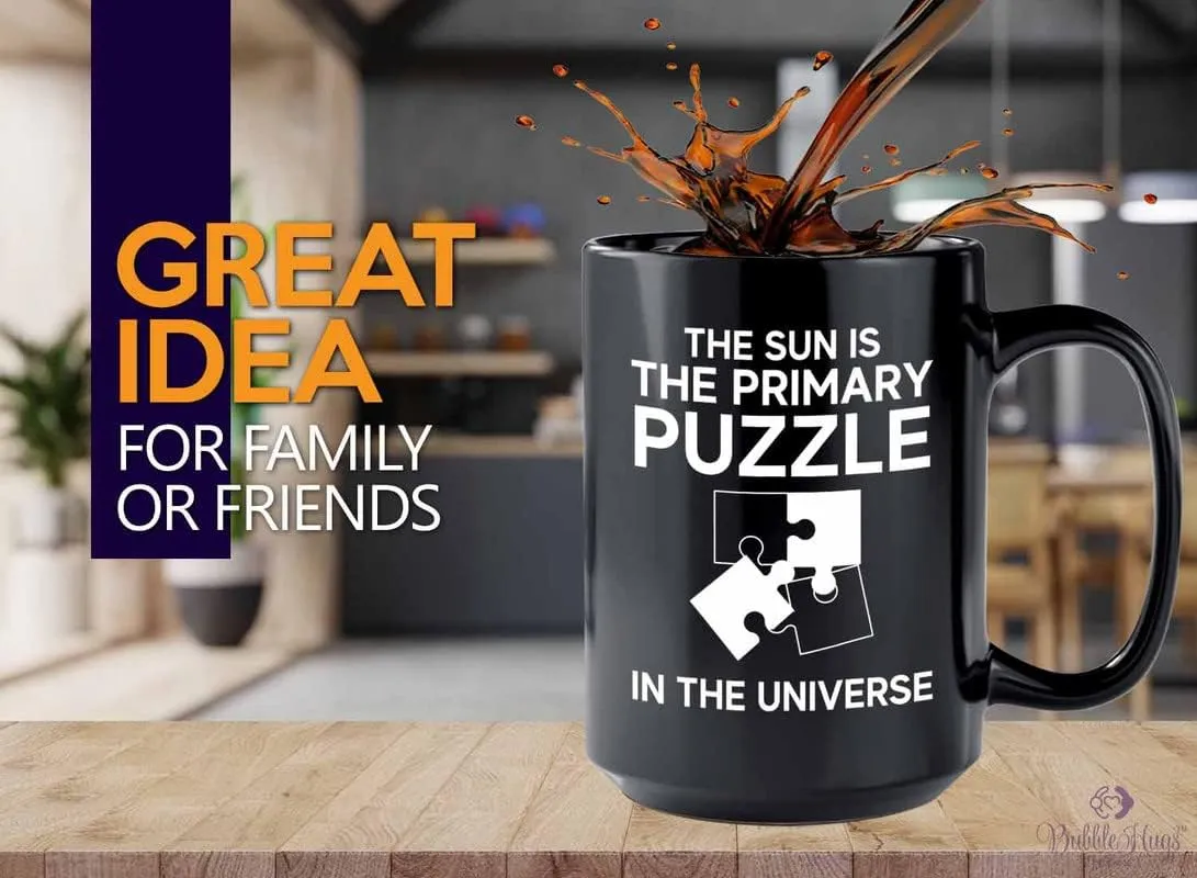 Adult Educational Toy Kids 12 magazine choppy survivability symptom test Year Old Boy Crossword Challenge Children Puzzle Coffee Mug 15oz Black - Primary puzzle in unverse - Brain Game 