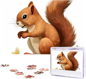Adult Wedding Lively Squirrel Jigsaw Puzzle 1000 Piece Wooden Jigsaw Puzzles Personalized Picture Puzzle Custom Jigsaw Puzzles regulator for 