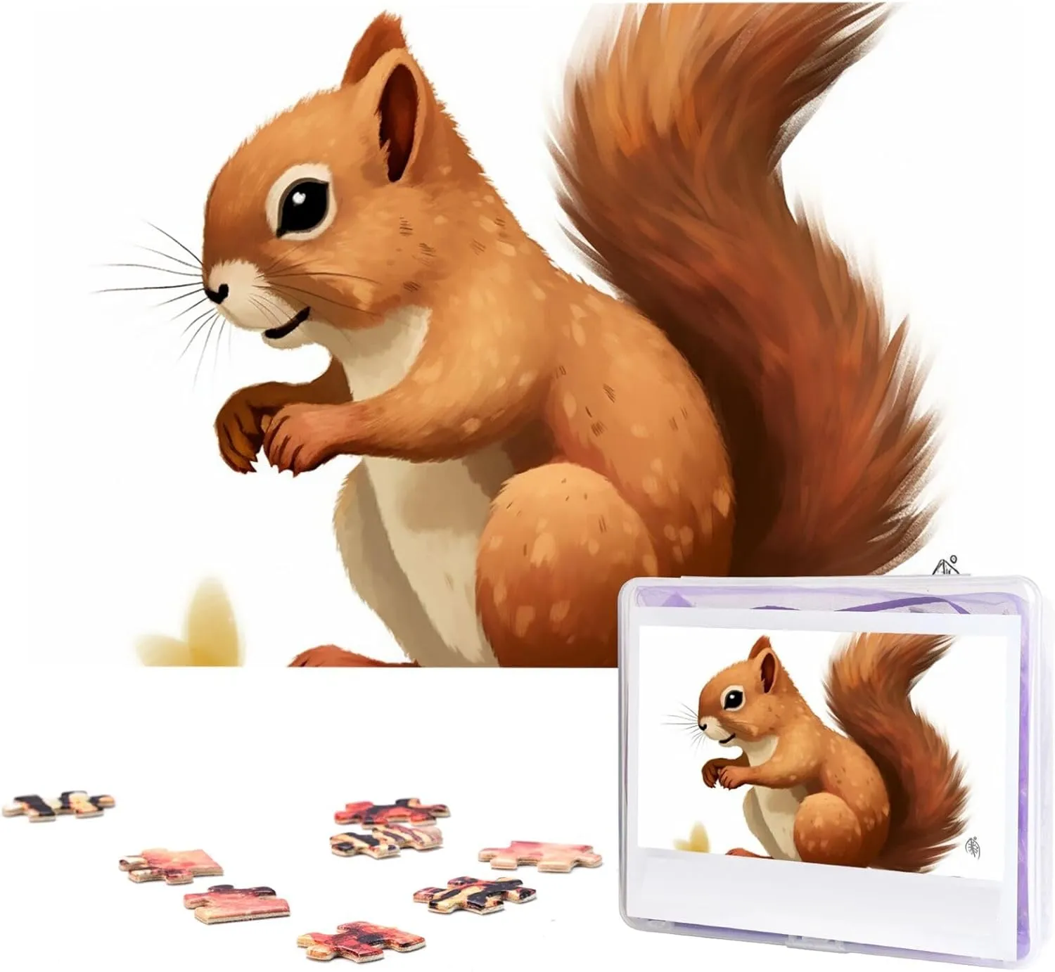Adult Wedding Lively Squirrel Jigsaw Puzzle 1000 Piece Wooden Jigsaw Puzzles Personalized Picture Puzzle Custom Jigsaw Puzzles regulator for 