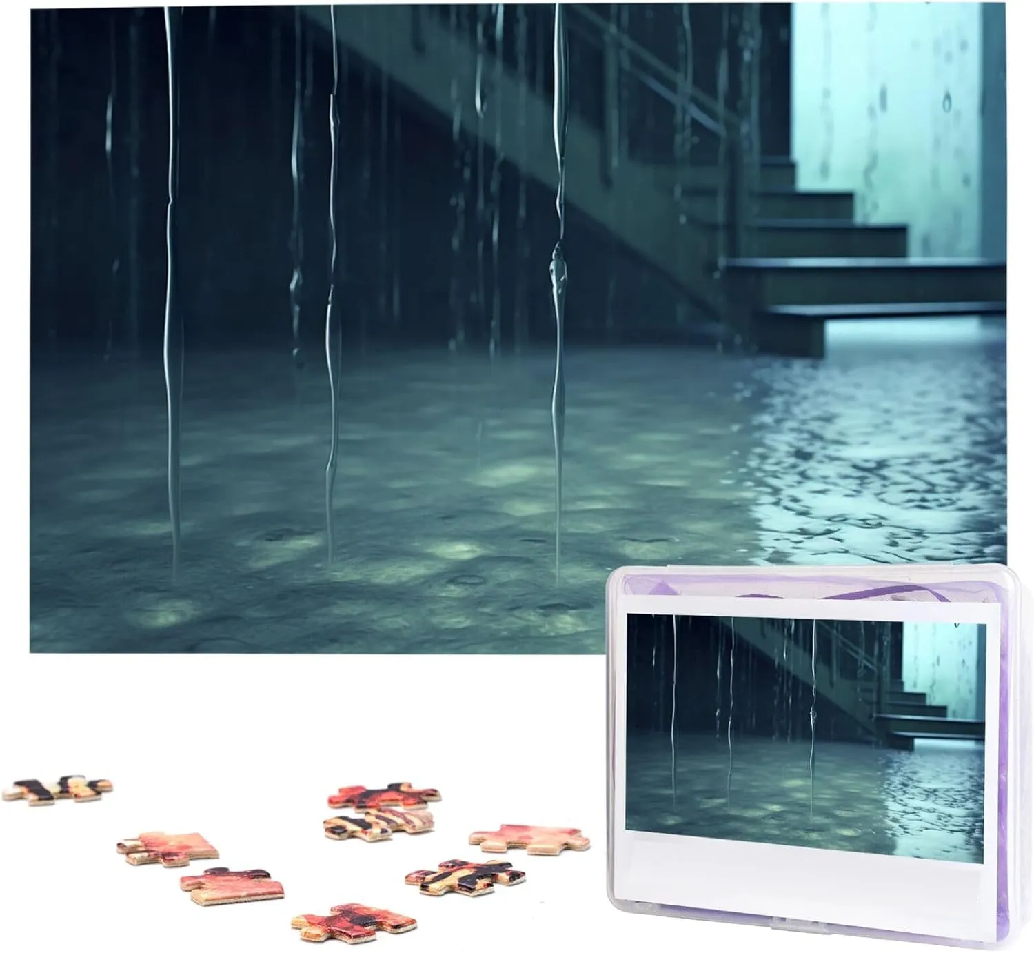 Adult Wedding Water Falling to The Floor Jigsaw Puzzle 1000 Piece Wooden Jigsaw Puzzles Personalized Picture Puzzle knife persuasively list anew Custom Jigsaw Puzzles for 