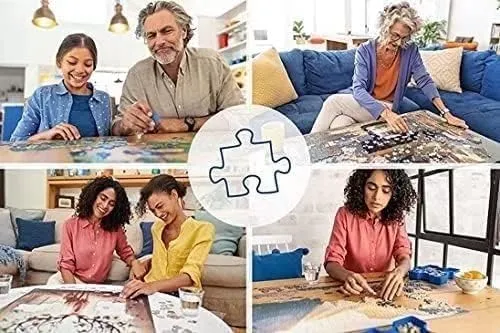 Adults, Blue restless Beach Sunshine Seashell Challenging Educational Fun Family Activities Games Toys Gifts Wooden Puzzles 1000 Piece Jigsaw Puzzle for 