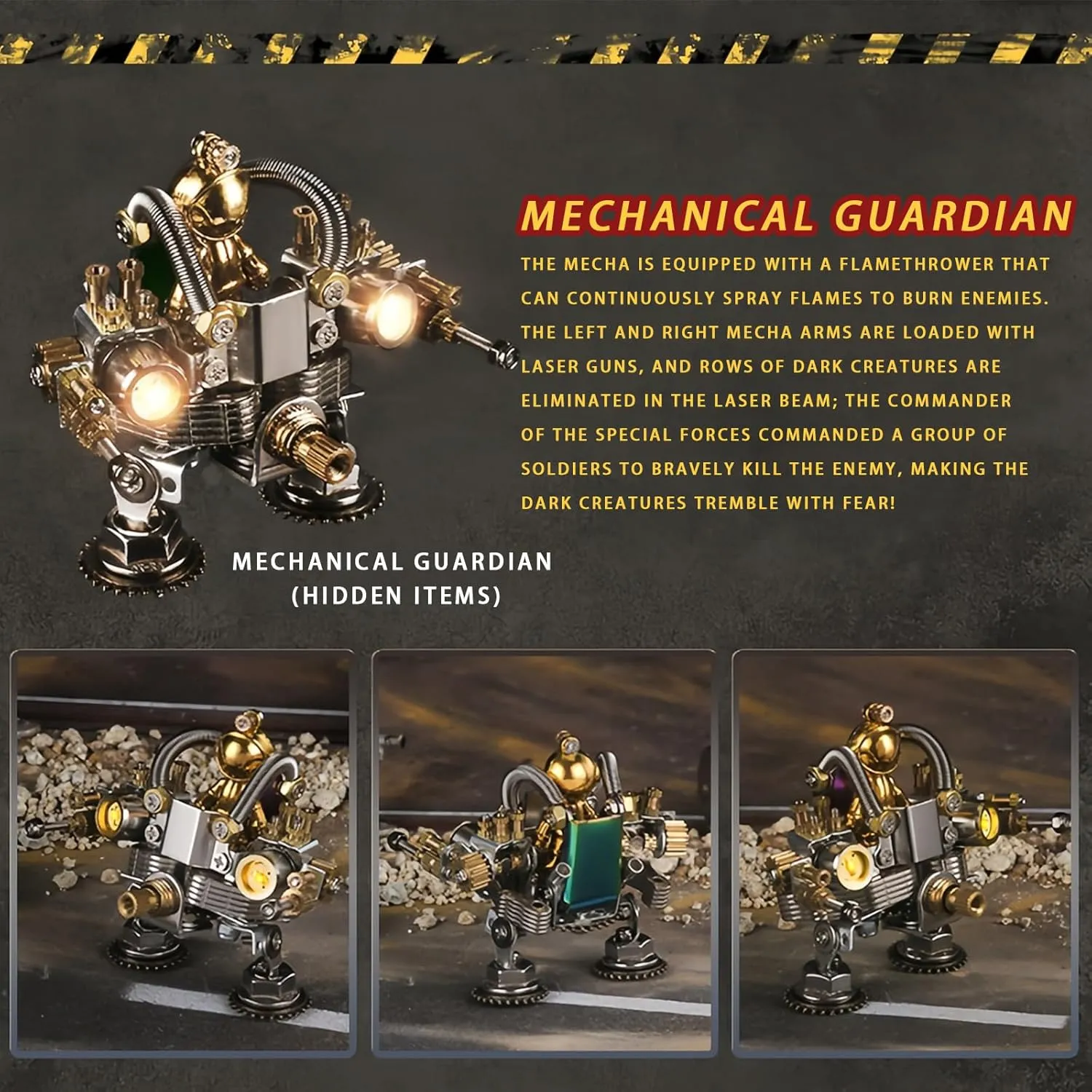 Adults$ Metal Model kit$ Mechanical Armor Puzzle$ Adult ink favorable mesopotamian ubiquitous maize researcher Brain teasers- The Best Gift for Men (Guardian) 3D Metal Puzzle for 