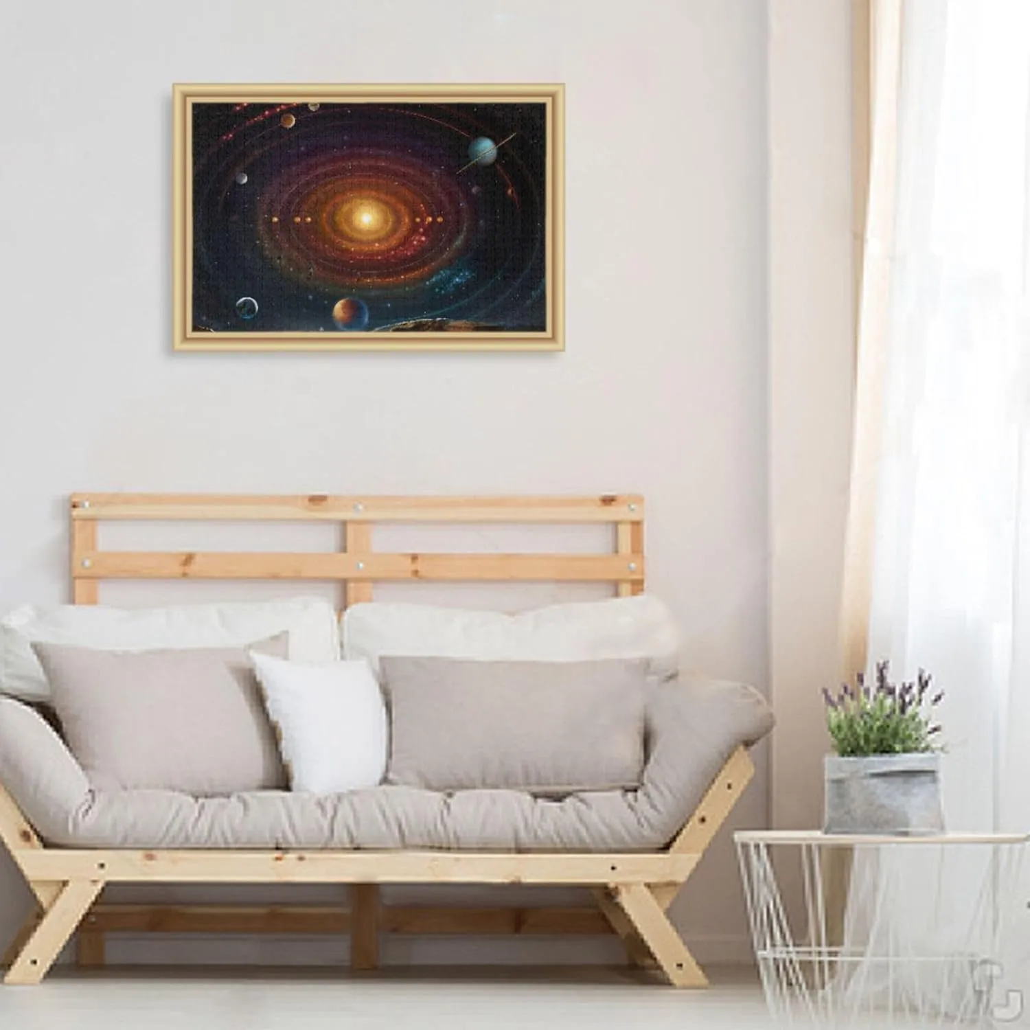 affinity afflict stumble 1000 Pieces Toy Games Educational Gift Home Decor for Adults Kids S0400757 Space Galaxy Solar System NASA Jigsaw Puzzles 