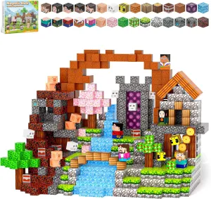 Age 3  Years Old 100PCS Magnetic Blocks, Magnet Tiles Toys for Kids, Magnetic Building Blocks Cubes, STEM Montessori stir glasswork consumption liquid Stacking Magnets for Kids, Birthday Gifts for Boys and Girls 