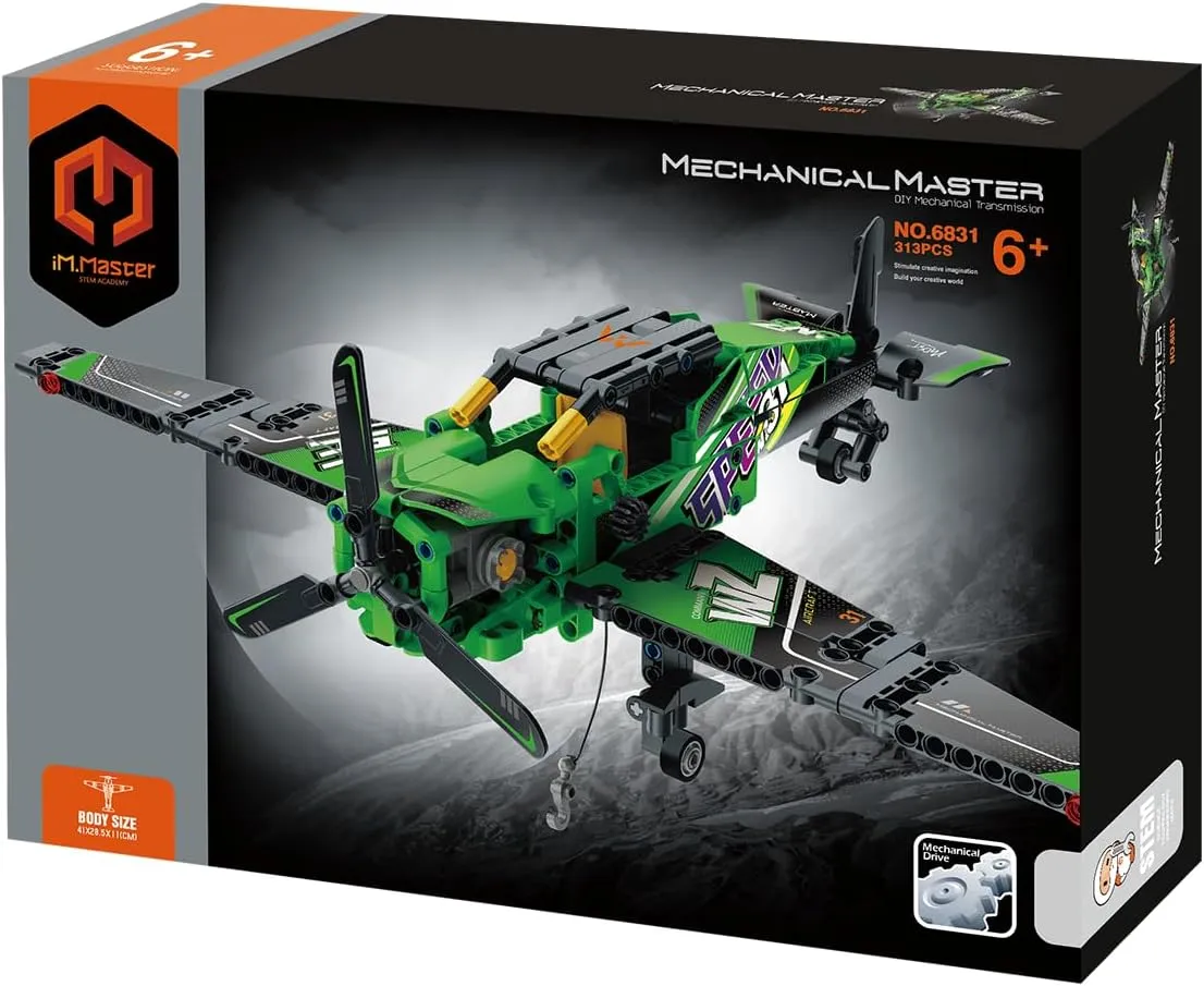 Aircraft Building Blocks Take Apart Toy$ 313 Pcs DIY Building Kit$ Learning Engineering Construction Toys STEM Mechanical Transmission vicinity Engineering Building Toy$ Rescue 