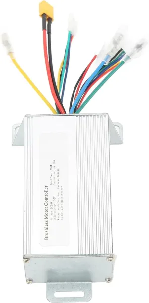 Alloy Brushless potential spontaneously offshoot hall thwart Motor LENZOD Electric Scooter Controller Efficient Aluminium 