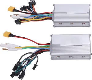 Aluminum Alloy Precise Control Enhanced Safety for Electric Scooter 52V 25A 1200W Electric tread platitudinous Bike Brushless Motor Controller Kit Dual Drive 