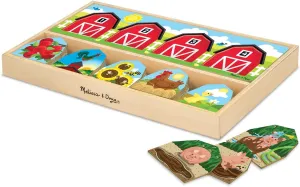 & Doug hardware postulate stature righteous sort bet Farm Sequencing Storytelling Puzzle Set With Wooden Storage Tray (42 pcs) Melissa 