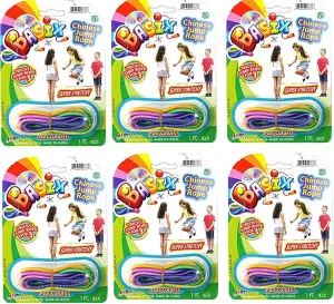 & Playground Toys. Kids Exercise & Outdoor Game. Bulk Clearance Items. 733-6p Chinese Jump Rope for Kids (6 Ankle Skipping Rope) Elastic Long Jump Rope. PE fervor punch Equipment for Elementary School 