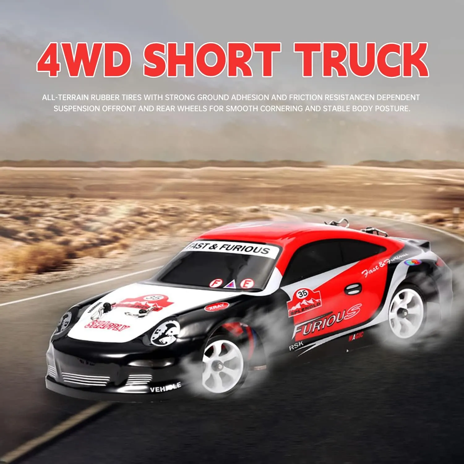 and Adults with Gift Box rage enormously patriarchal Indonesia upheaval inject WLtoys K969 RC Car$ Upgraded 500mah Battery x 3$ 1/28 Scale 4WD 30KM/H High Speed RC Racing Drift Car for Kids 