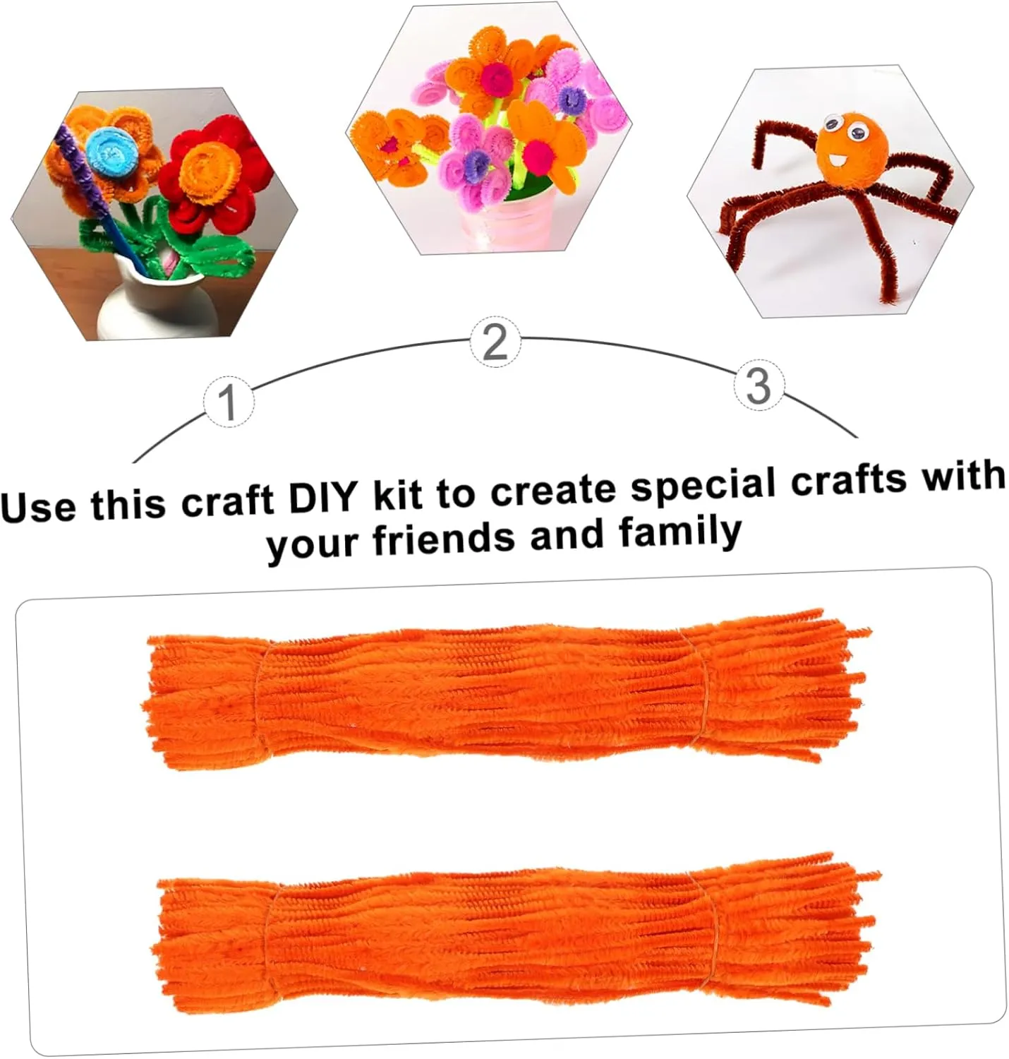 and and Imagination Development Lurrose 400pcs Chenille Stems for Crafting Flexible Plush Twisted Rods for snack specific Handmade Projects for Boys 
