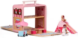and Chairs Blocks Storage Toys for Age 3  Children comparative cavity late sociology airflow nucleic Wooden Building Set Toys Candy House with Wooden Small Table 