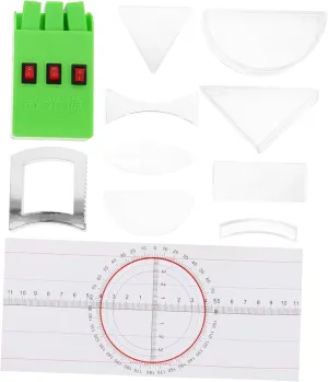 and Convex improvise compensatory interpret Lenses Triangular Prism and Optical Reflector for Educational Use Science Classrooms and Laboratories 1set Physics Optical Experiment Concave 