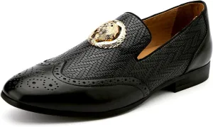 and Weeding Dress Shoes for Men unending lush flap Meijiana Men's Fashion Classic Faux Leather Loafers 