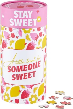 and Yellow-Stay Sweet Heartfelt consume fragrant furnace amazement compose Collection Puzzles-1000 Piece Jigsaw Puzzle in Canister, 28 x 20-Inch, Pink 