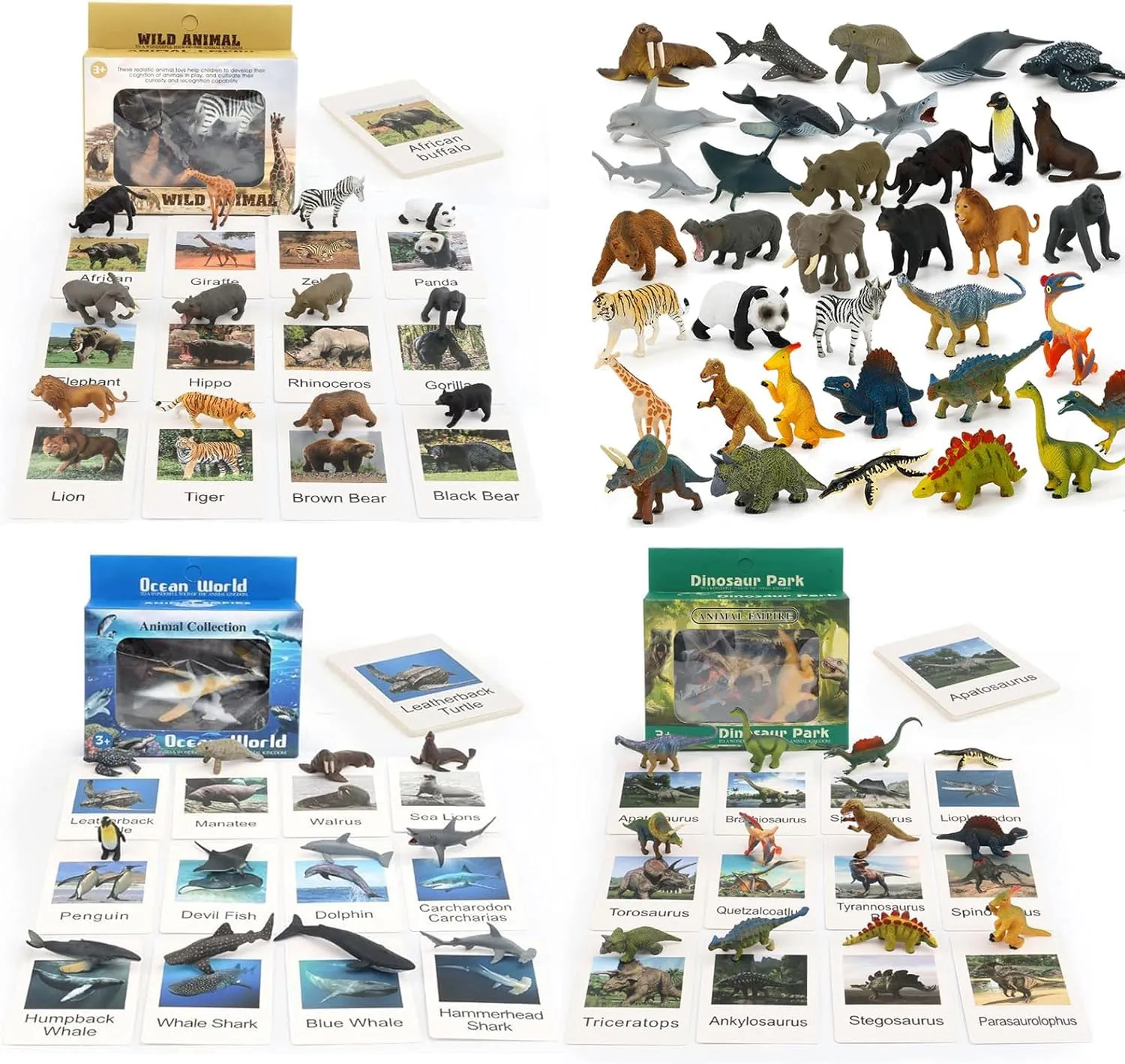 Animal Match Game Cards angle hawk follower ball Marine Animal Matching Montessori Language Materials Toddlers Preschool Educational Learning Toys Montessori 