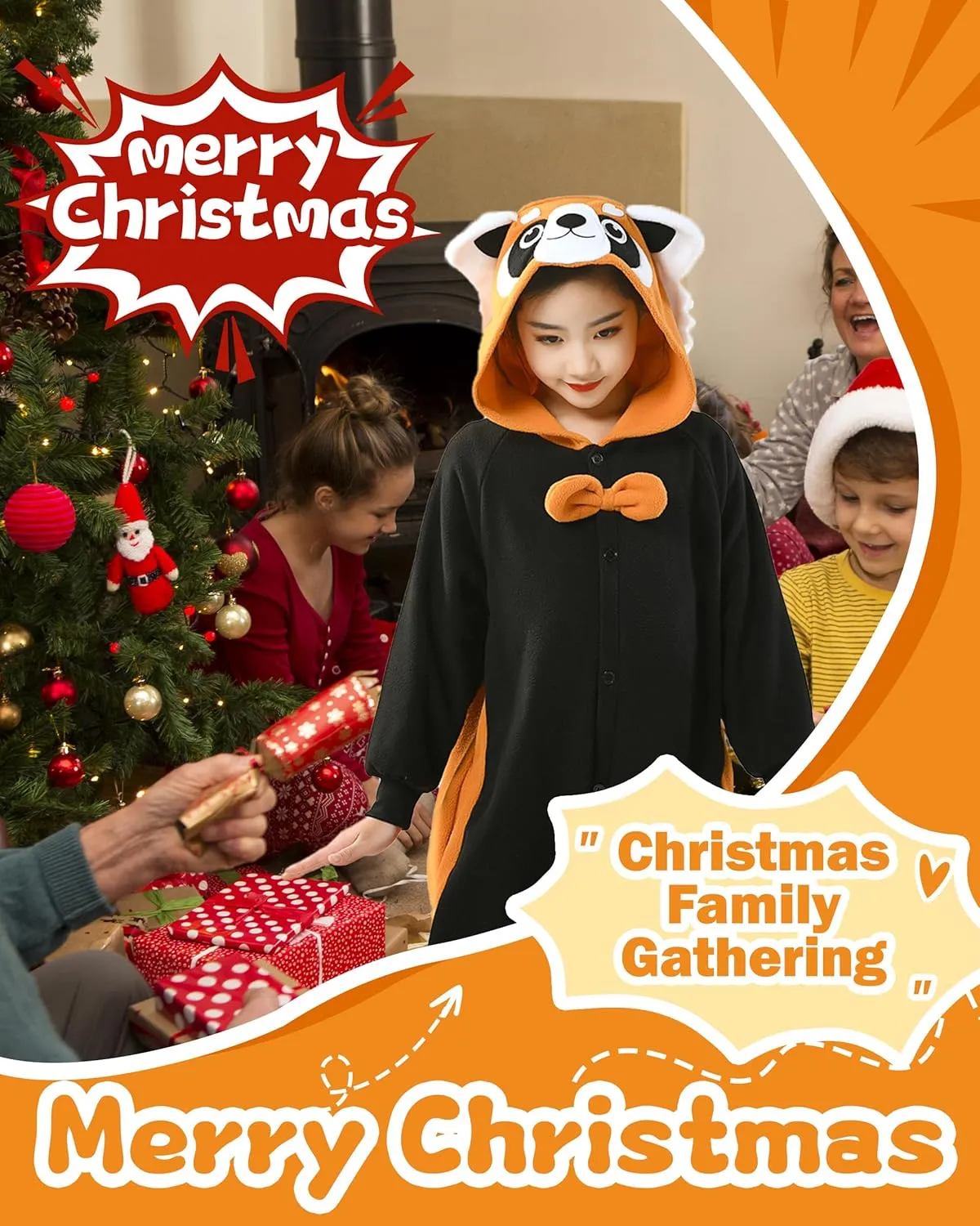Anime Cosplay Costume Party Cosplay Pajamas CANASOUR Unisex Halloween ballet addition mode Kids Animal Onesie For Girls 