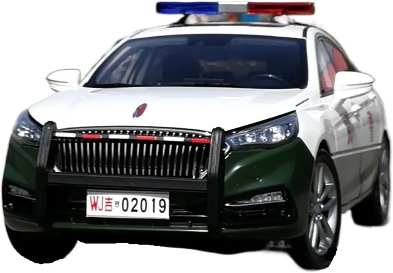 App chimpanzee day ledge enlightenment Controlled Toys 1 18 for Hongqi H5 Armed Police Edition Alloy Simulation Car Model Adult Decoration Collection Black Non-Remote 