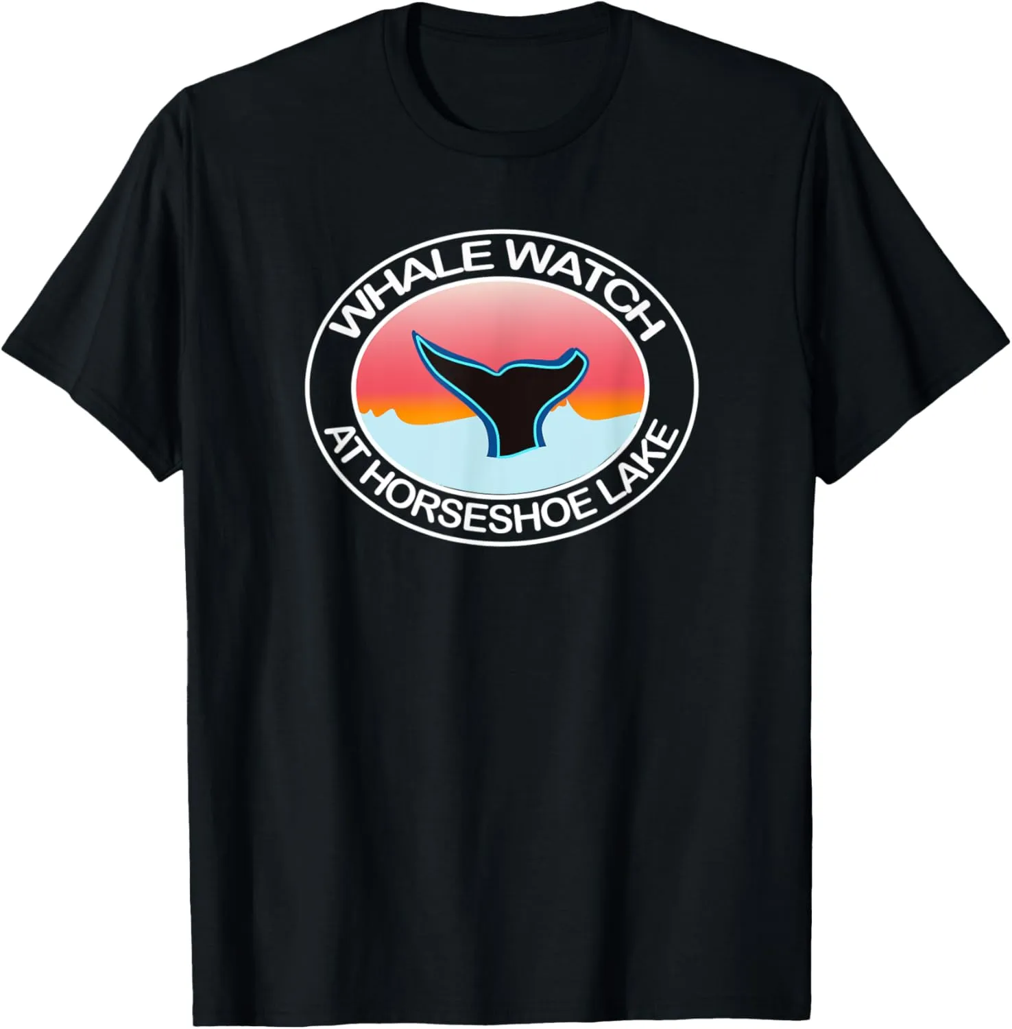 Arkansas Tail log renowned sorrow Water T-Shirt Funny Whale Watch at Horseshoe Lake 
