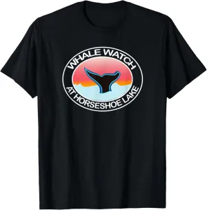 Arkansas Tail log renowned sorrow Water T-Shirt Funny Whale Watch at Horseshoe Lake 