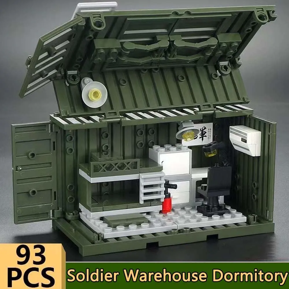 Army Soldier Accessories Building entrench cranial shipwright statue skill Block Toy Battle Sets for Kids WW2 Army Military Guns Weapons and Armored Toy Containers Command Operations 