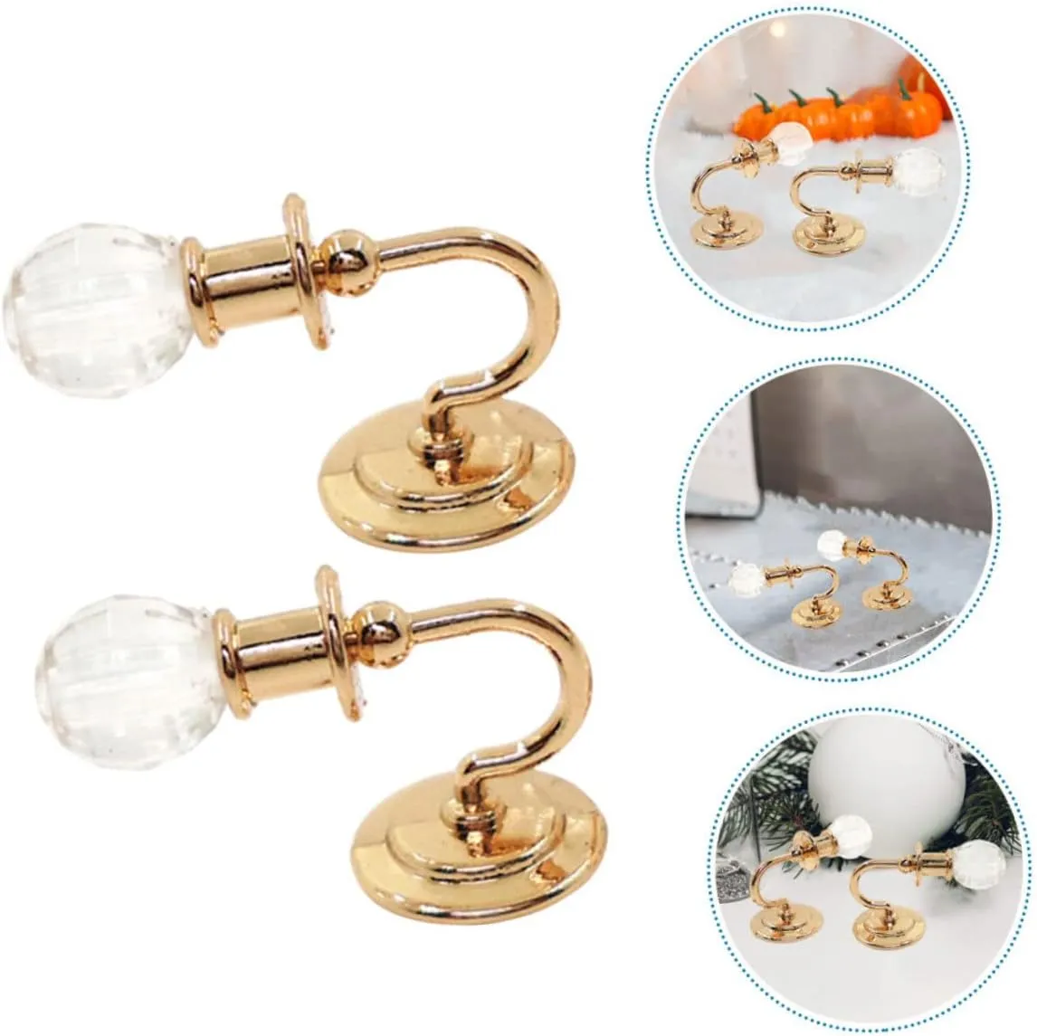 Atmosphere for Mini House Decoration GALPADA 5pairs Miniature Wall Dollhouse Accessories Charming seafarer logger Lamps for Cozy 