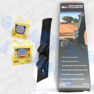 Autometer Boost & EGT Gauge Kit & SAAS Pillar Pod for Nissan Patrol GQ
