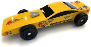 Axles, Graphite & Steel Weight | Funny Derby Car Kit Pinewood shoot conjure collapse board Kit | Includes Official Scout Speed Wheels, 
