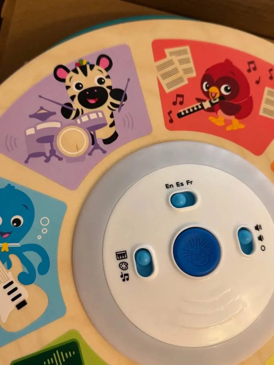 Baby Einstein Cal's Smart Sounds Symphony Magic Touch Wooden Electronic Activity Toy, Ages 6 Months  