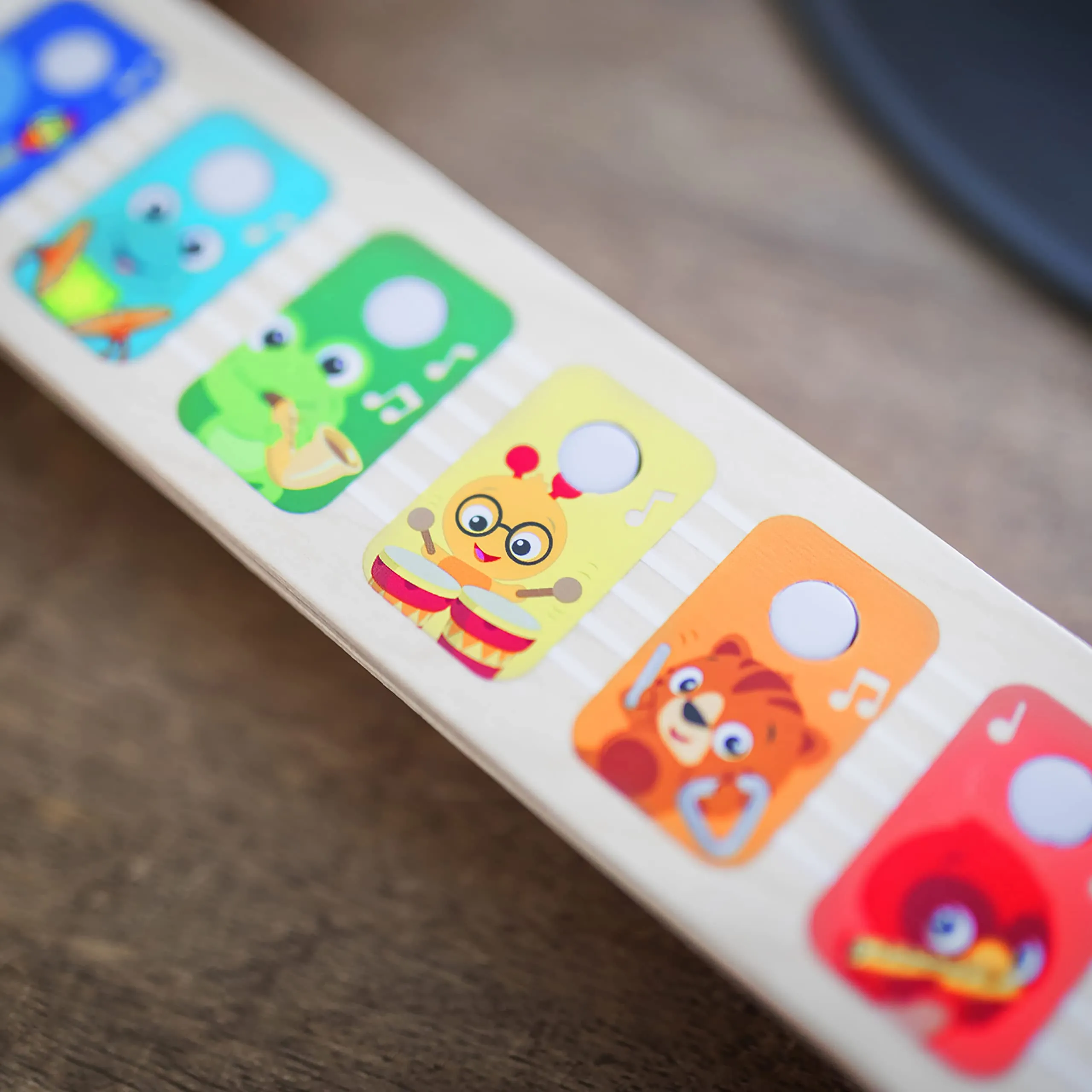 Baby Einstein Together in Tune Piano & Guitar Bundle, Safe Wireless Wooden Musical Toddler Toys, Magic Touch, 6 Months 