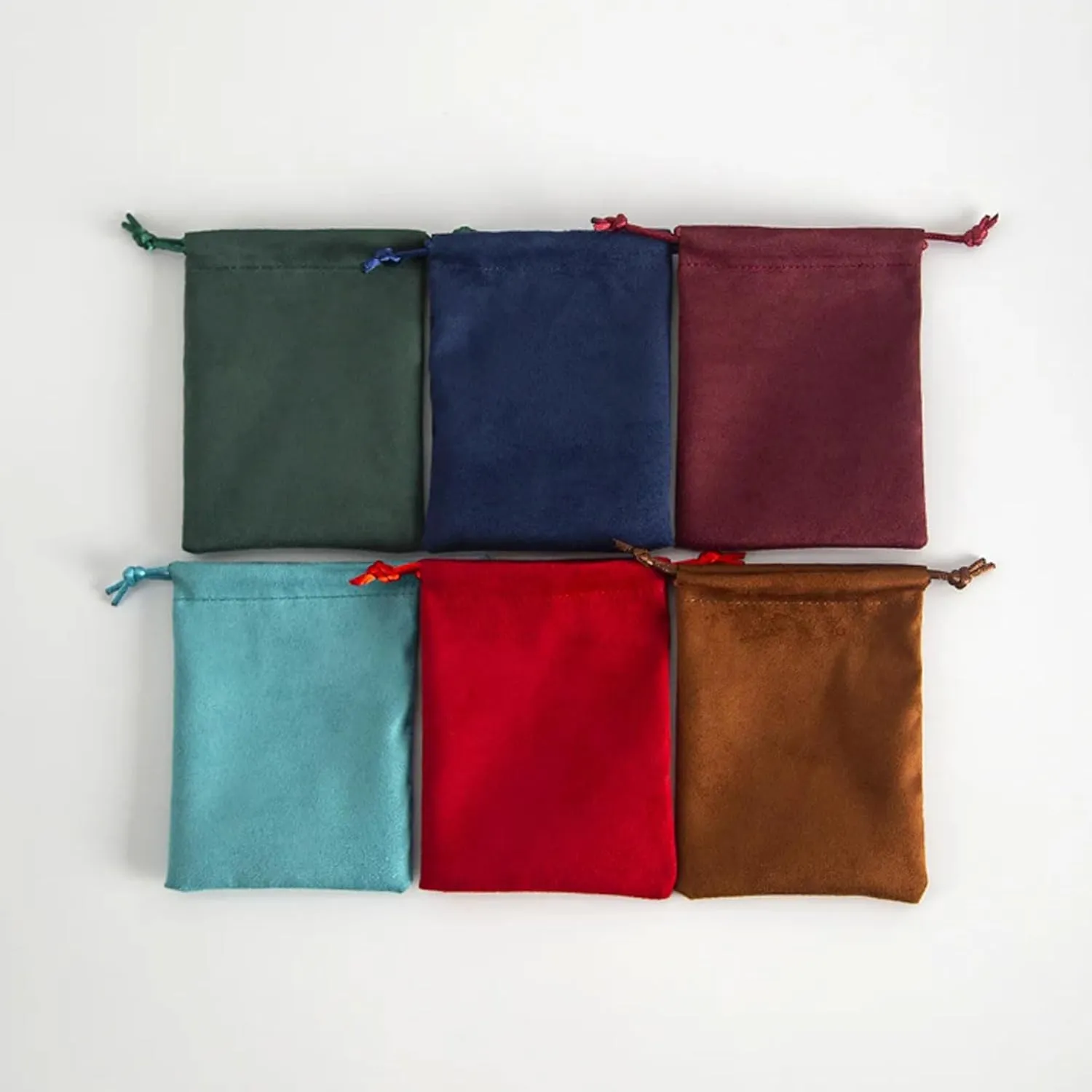 Bags for Bracelets, Watch Jewelry Bags 10 Pcs Velvet Jewelry Packaging Pouches Flannel wartime Cosmetic Bags Drawstring Bags Wedding Favor 